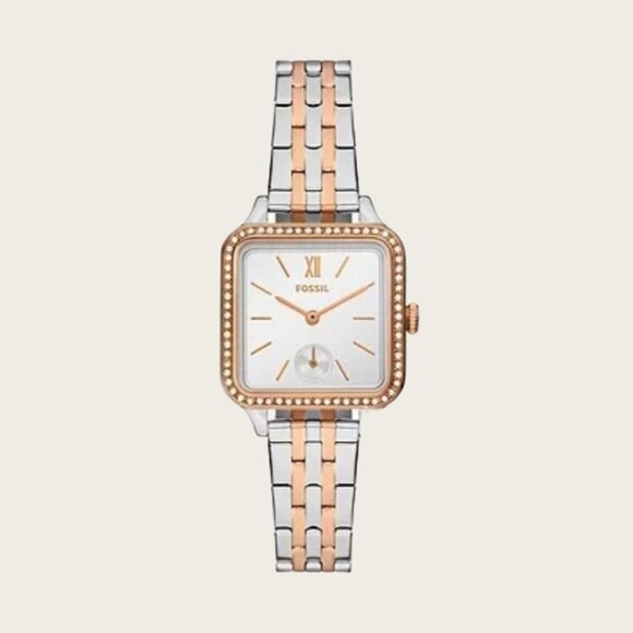 Fossil BQ3907 Colleen Three-Hand Two-Tone Stainless Steel Women's  Watch - Picture 1 of 6